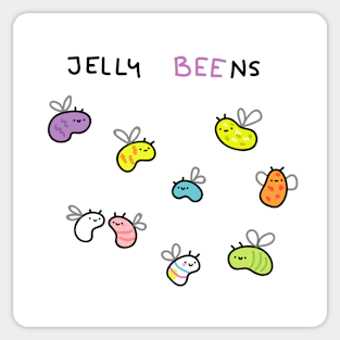 jelly bees Sticker